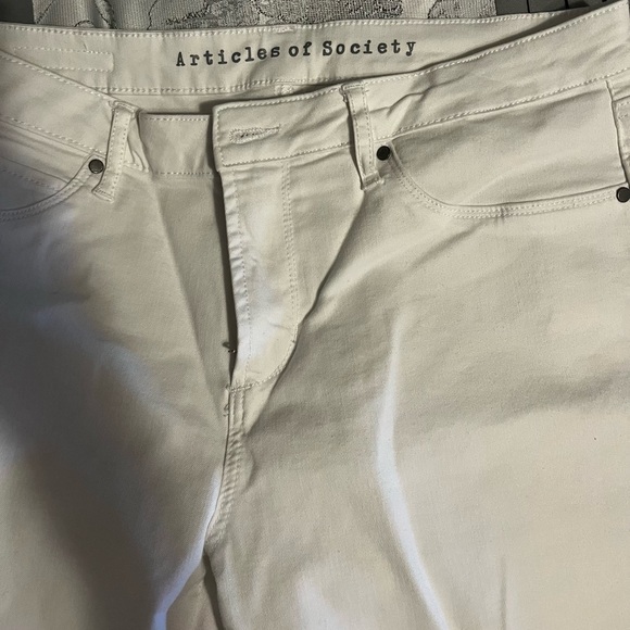 Articles of Society White skinny jeans size 31 NWOT - Picture 3 of 5